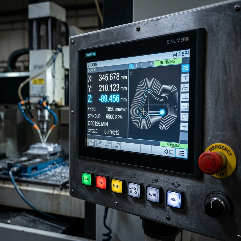 CNC Ruida Controller Display Panel